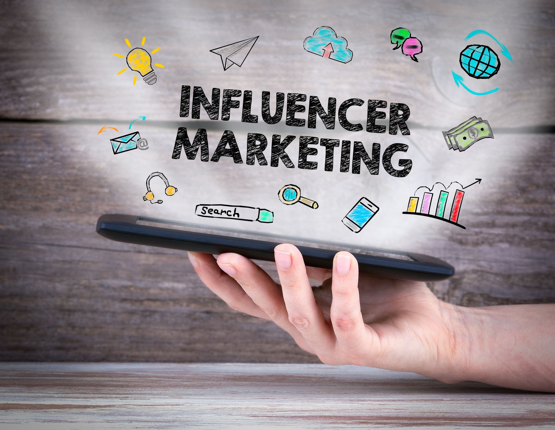 Influencing marketing concept